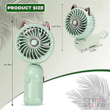 Mini Ventilador PORTATIL Luz LED